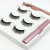 Magnetic Liquid Eyeliner False Eyelashes Three Pairs Glue-Free Reusable Set Factory Wholesale