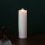 White Glossy Swing Bullet Scene Layout LED Candle Light Remote Control Electronic Simulation Plastic Candle Wholesale