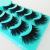 False Eyelashes Multi-Layer 5 Pairs Multi-Layer Thick Lengthened Blue and Black XH-03 Factory Wholesale