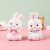 Cute Bunny Girl Heart Mini Resin Toy Table Decoration Children's Gift Creative Car Decoration Ornaments