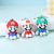 Spot Mario Keychain Doll Pendant Backpack Accessories PVC Soft Ornaments Schoolbag Pendant Cross-Border Hot Selling