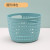 Plastic Storage Basket Sundries Storage Box Desktop Snack Storage Box round Storage Basket Wardrobe Finishing Basket