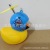 Duck Car Decoration TikTok Same Style Breaking Wind Duck Social Internet Celebrity Helmet Motorcycle Outer Decoration