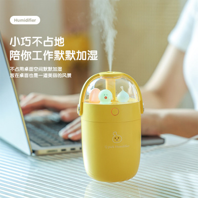 2022 Creative New USB Mini Humidifier Household Desk Humidifier Spray Car Air Purifier Wholesale