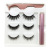 False Eyelashes Three Pairs Mixed Magnetic 6D Series Natural Thick Curling Suit Factory Wholesale