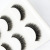 Eyelash 3d Series Multi-Level Chemical Fiber Three Double Pairs of False Eyelashes Natural Thick Factory Wholesale