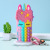 Factory Direct Sales Products in Stock New Cartoon Children's Silicone Pencil Case Deratization Pioneer Schoolbag Bubble Decompression Bag