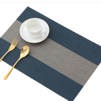 Jacquard Textilene Placemat PVC Chinese Style European Style Insulated Dining Table Mat Coasters Placemat