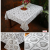 Gilding Tablecloth Exhibition Stall Tablecloth Wholesale Source Factory Waterproof Oil-Proof Lace Tablecloth