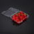 One-Catty-Package Strawberry Box Disposable Fruit Plastic Transparent Packaging Box Fresh-Keeping 500G Fruit Cutting Box with Lid