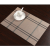 Large Plaid Placemat PVC Western-Style Placemat Japanese and European Style Thermal Shielded Table Mat Coasters