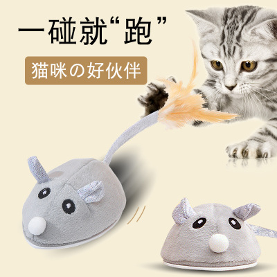 22 New Pet Toy Electric Cat Teaser Toy USB Charging Intelligent Interactive Self-Hi Cat Toy Foreign Trade Popular Style