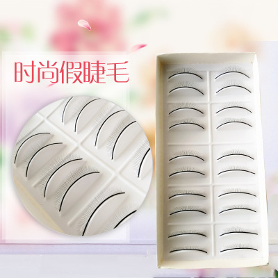 False Eyelashes 10 Pairs Plastic Black Terrier Pointed Tail Style Fashion Natural Soft Factory Wholesale