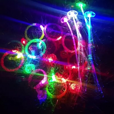 Led Colorful Flashing Finger Light Bar Nightclub Flash Ring Light Concert Bar KTV Cheering Props