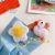 Poached Egg Korean Ins Cute Girl Heart Fun Barrettes Wool Felt Side Clip Headdress Japanese Style