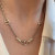 Retro Pig Nose Chain Stitching Sweater Necklace Women's New Light Luxury Minority Fashion Short Necklace Live Broadcast