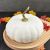 Simulation White Pumpkin Model Halloween Pumpkin Ornament Decoration Props Vegetable Cabinet Display Photography Early Education Props