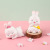 Cute Bunny Girl Heart Mini Resin Toy Table Decoration Children's Gift Creative Car Decoration Ornaments