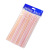 Flexible Lengthened Juice Drink Milk Tea Straw Disposable Color Elbow Plastic 100 Pcs