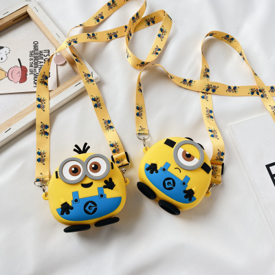 Online Red Sun Mini Cute Cartoon Children's Small Bags Silicone Coin Purse Girls' Small Shoulder Bag Shoulder Messenger Bag