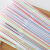 Factory Direct Sales Pp Material Disposable Straws Can Pull up Color Stripes Straw Spot Plastic Straw Wholesale