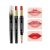 Ouris Double-Headed Lipstick Lip Liner Female Discoloration Resistant Waterproof Rotating Lip Pencil Matte Painting Lipstick TikTok Same Style