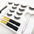 False Eyelashes Magnetic Five Pairs Pack Slim Model Assortment Pack Thick Cross Glue-Free Reusable
