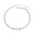 S925 Sterling Silver Trendy Thick Straps H Letter Three-Dimensional Pendant Niche Design Set Bracelet Necklace