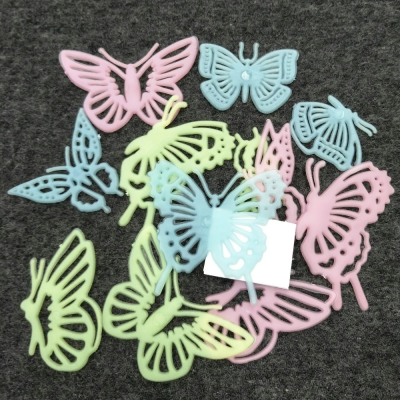 Fluorescent DIY Stickers Butterfly Luminous Stickers for Children. Kindergarten Decorative Stickers Fluorescent Sticker