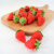 Simulation Strawberry Model PVC Fake Fruit Plastic Strawberry Photography Props Food Toys DIY Ornament Furnishing