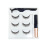 Eyelash 3D Three Pairs Magnetic Liquid Eyeliner Set Natural Curling Glue-Free Factory Wholesale