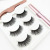 False Eyelashes 6D Series Magnetic Set Natural Long Three Pairs Glue-Free Factory Wholesale