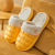 New Eva Waterproof Cotton Slippers Korean Home Indoor Warm Couple Men Women's Toe-Covered Half Slippers Autumn and Winter
