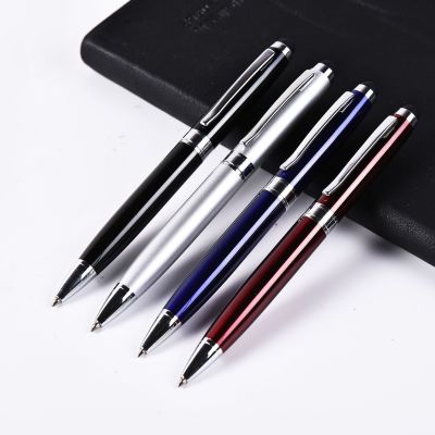 Multifunctional Touch Screen Color Rotation 1.0mm Metal Ball Point Pen Metal Pen Holder Advertising Marker Can Be Fixed