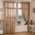 Factory Direct Sales Leaf Transparent Breathable Half Shade Balcony Living Room Bedroom Curtain Window Screen Wholesale