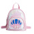 New Children's Backpack Toddler Girl Shell Sequins Fashionable Cartoon Children's Travel Bag Children's Schoolbag