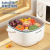 Household Ultrasonic Fruit and Vegetable Washing Machine Fruit Dish-Washing Machine Separate Washing Basket Washing Vegetable Basket Ingredients Purifier