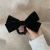 Lareina Same Style Bow Hair Rope Back Head Headdress Autumn and Winter New Flocking Bow Hair Accessories Stall Wholesale