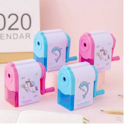 Hand-Cranking Pencil Sharpener Penknife Multi-Function Automatic Pen Feeding Pencil Shapper Pen Spinning Planer Pen Pencil Knife Student Prize