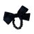 Lareina Same Style Bow Hair Rope Back Head Headdress Autumn and Winter New Flocking Bow Hair Accessories Stall Wholesale