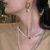 and American Style Baroque Twist Pattern Pearl Earrings Fashion Elegant Circle Ear Rings Stud Earrings Female Fashion