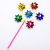 Five-Wheel Sequined Windmill Children's DIY Windmill Experiment Hands-on Pinwheel Toy Square Gift Rewards