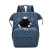 New 2021 Folding Mummy Bag Fashion Large Capacity Waterproof Mother Bag Portable Crib Baby Diaper Bag