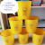 Small Yellow Duck Phnom Penh Trash Can Household Plastic Trash Basket 2 Yuan Store Supply Daily Necessities Garbage Basket