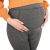 Vertical Stripe Cotton Maternity Leggings Autumn and Winter Fleece-Lined Thickened New Step-on Belly Support One-Piece Cotton Pants Women's Outer Wear Maternity Clothes