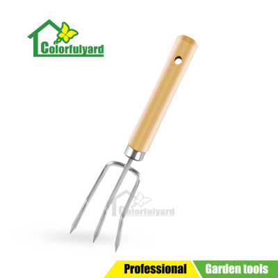 Garden Three-Fork Shovel/Stainless Steel Garden Shovel/Hoe/Spade/Seedling Shovel/Transplant Shovel/Garden Tools
