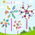 Blank Painting Windmill Children's Hand-Painted DIY Handmade Material Kit Kindergarten Graffiti Coloring Outdoor Toys