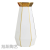 Nordic Style Morandi Vase Dried Flower Ornaments Creative High-Grade Electroplated Gold Ceramic Flowerpot Sample Room Decoration