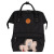 Wholesale New Simple Mummy Bag Cartoon Canvas Large Capacity Backpack Korean Style Travel Mummy Backpack