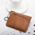 New Genuine Leather Men's Coin Purse Women's Zipper Clutch Purse Retro Short Cowhide Wallet Wholesale Card Holder